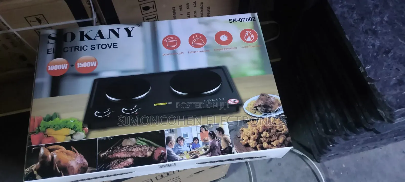 Sokany Electric Stove Double SK-0702