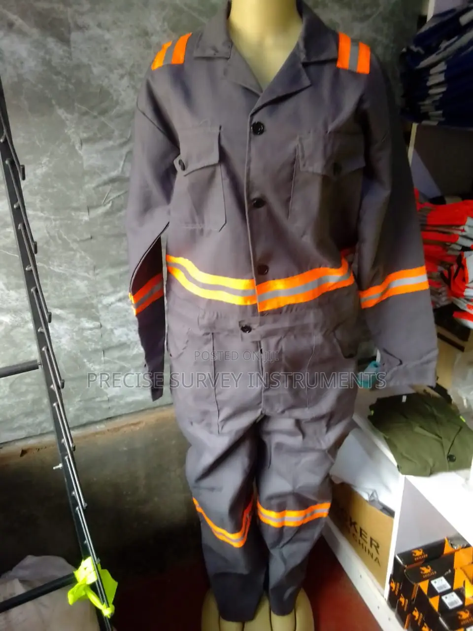 Industrial Cargo Overall Pants