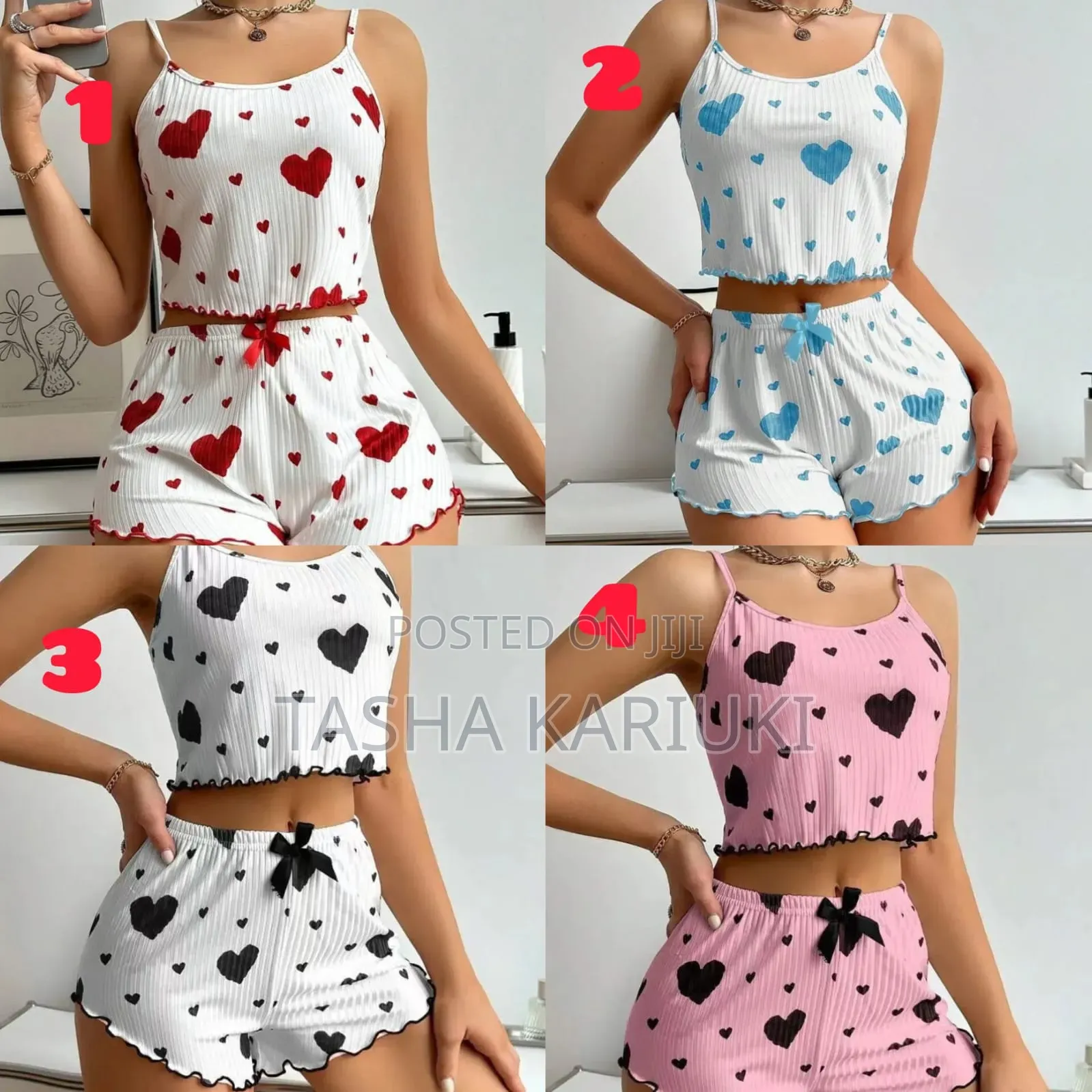 Multicoloured Pajama Set _ All Sizes Available