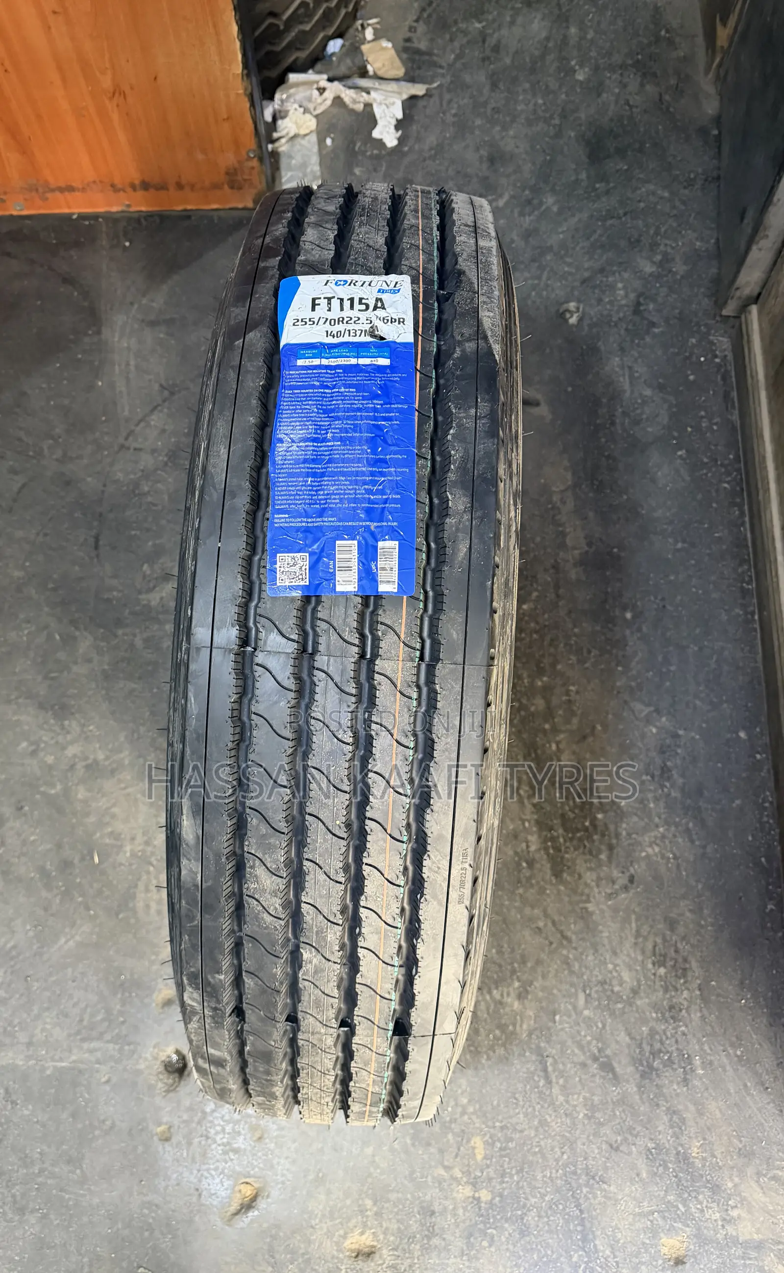 255/70r22.5 Fortune Tyre