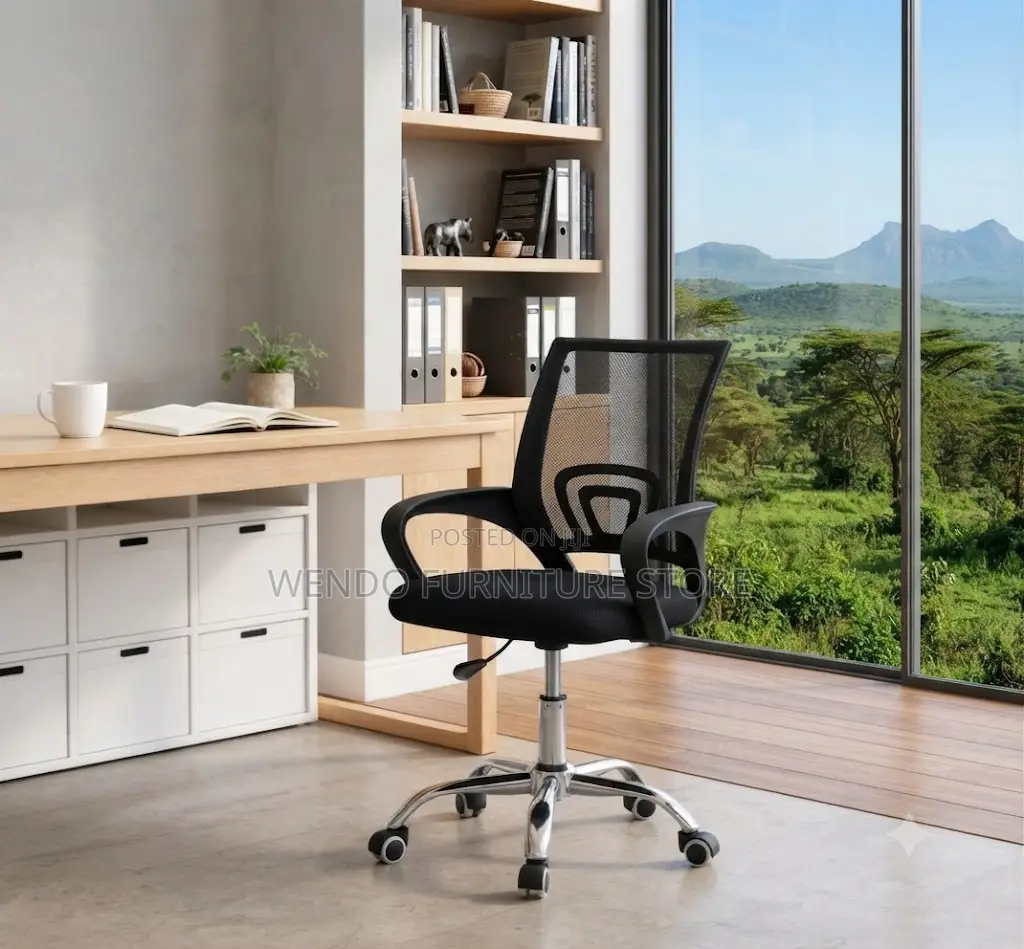 Office Chairs; Mesh Offices Clerical Chair With Mid Backrest