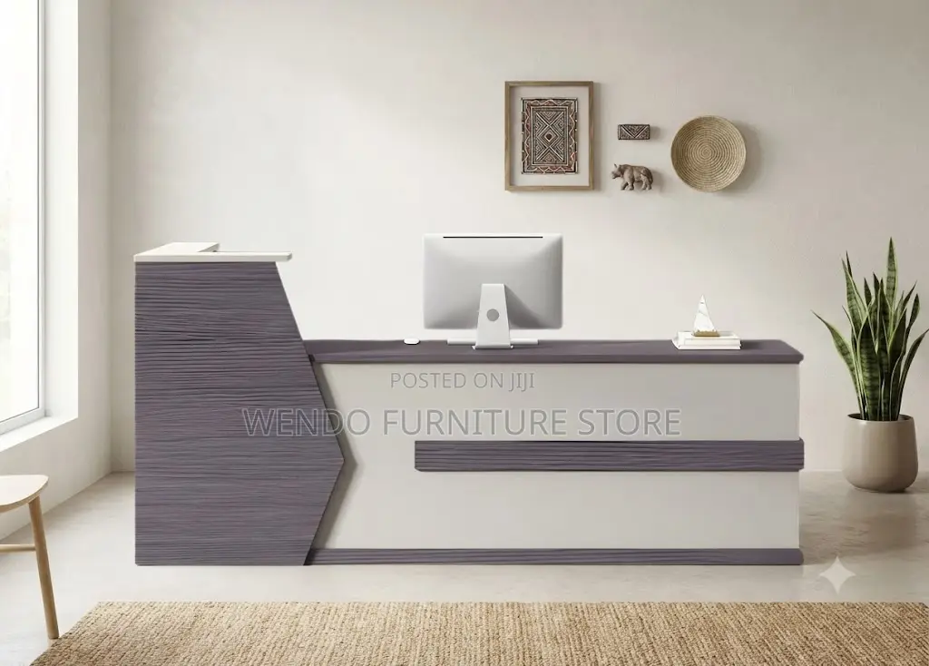 Reception Desk; 1.6 Meter Multi-Tasking Reception Desk