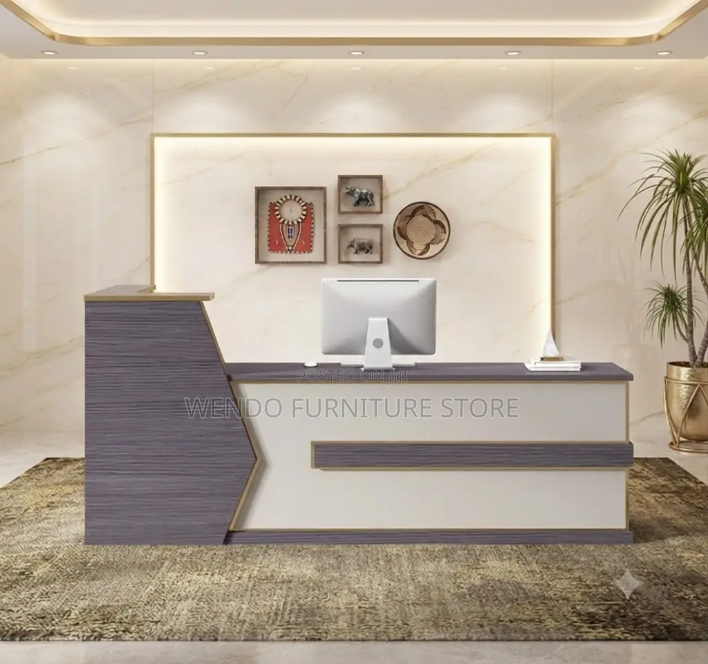 Reception Desk; 1.6 Meter Multi-Tasking Reception Desk