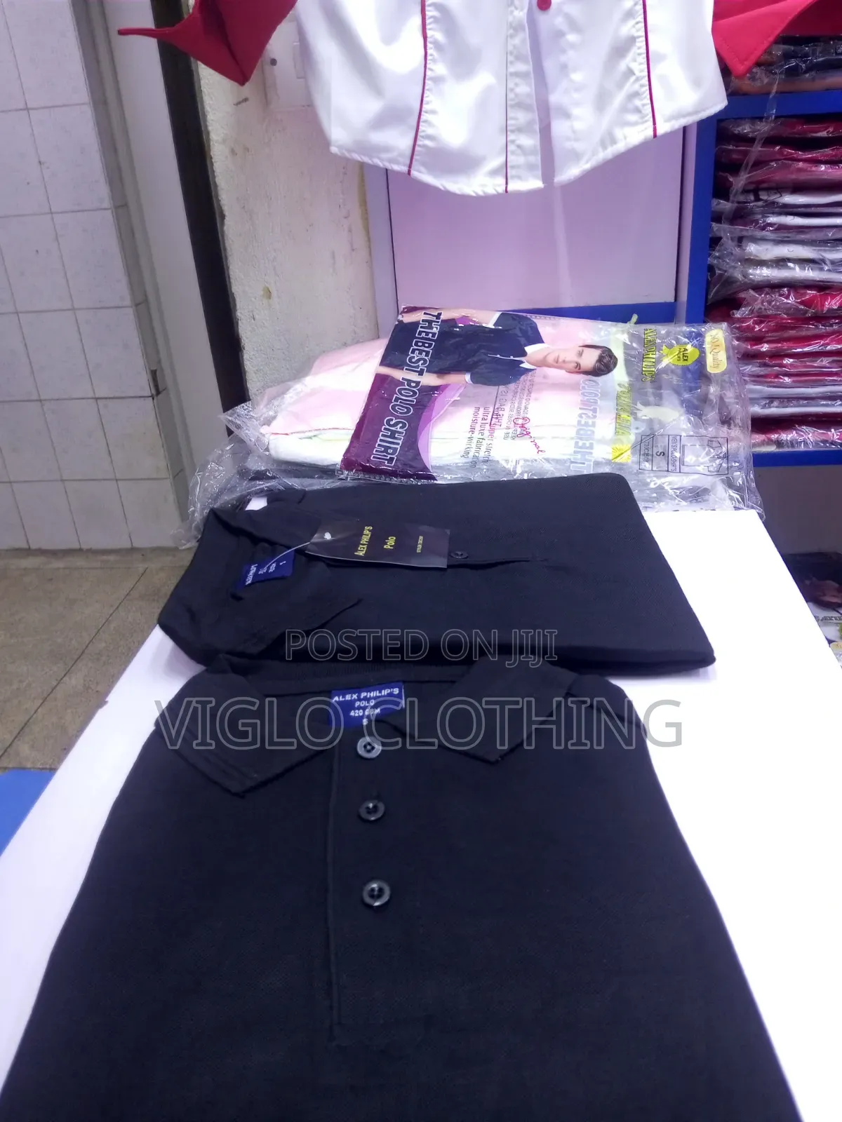 Black Poloshirts Available in Wholesale and Single Orders