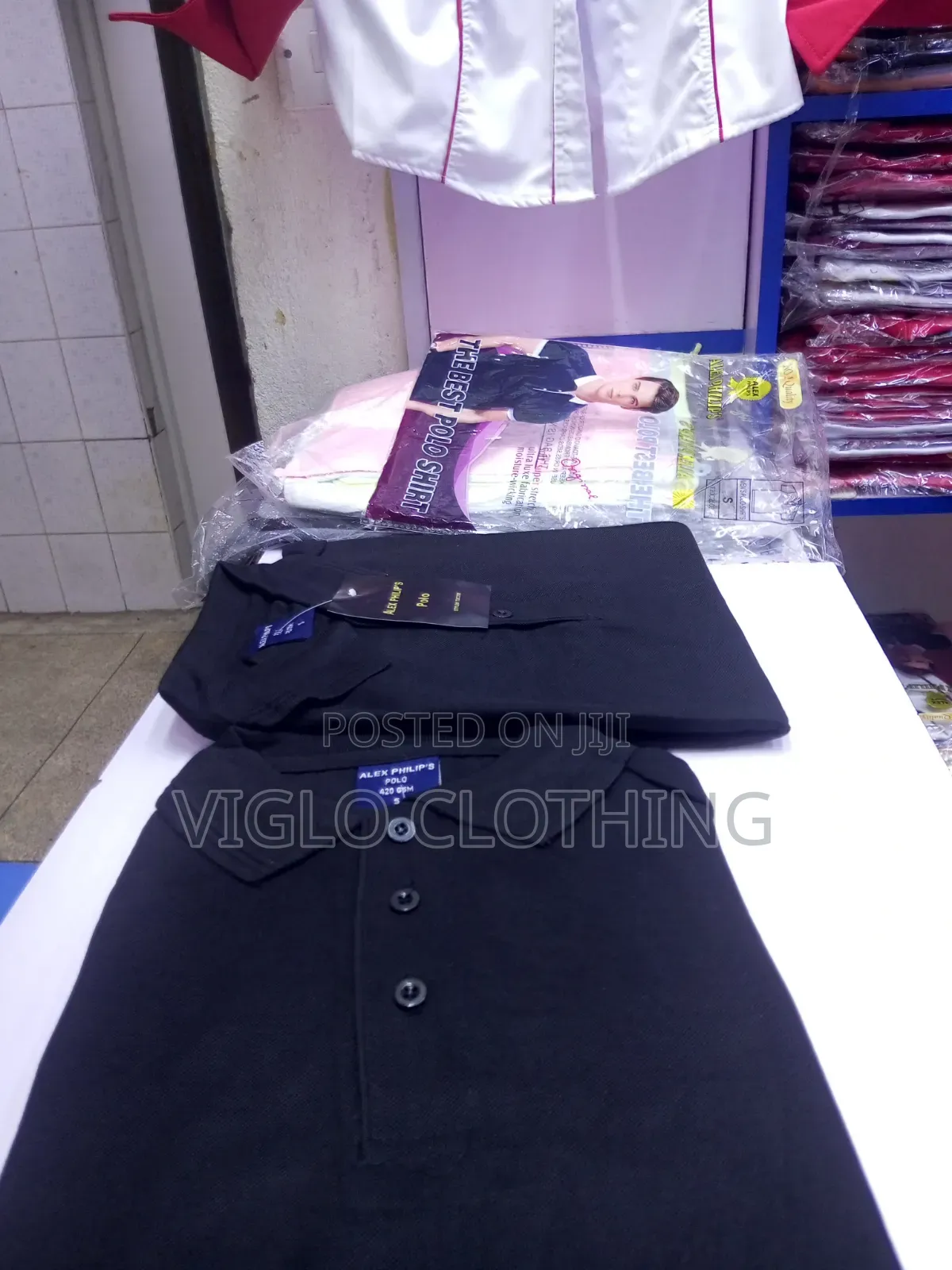 Black Poloshirts Available in Wholesale and Single Orders