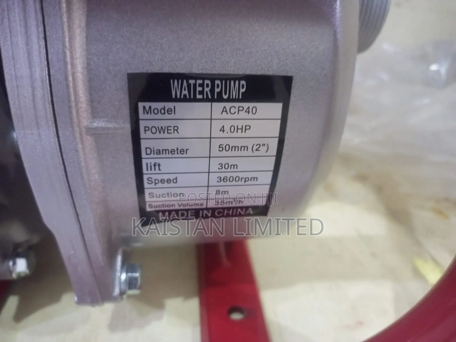Aico Japan ACP40 8HP Petrol Water Pump 2-Inch for Irrigation