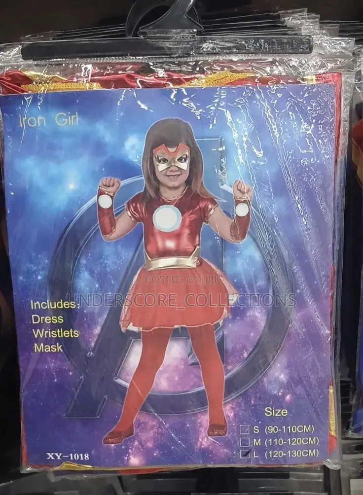 "Iron Girl" or "Lil Iron Lady" Superhero Tutu Dress Costume