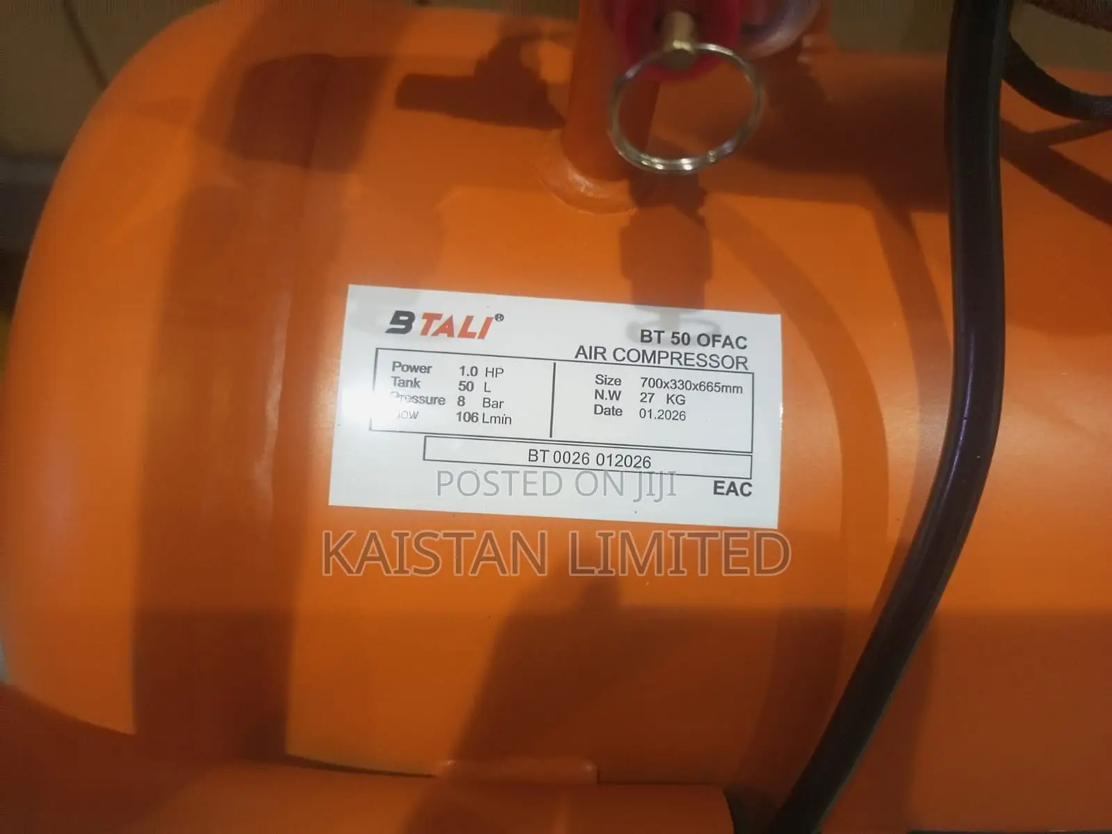 BTALI 50L Silent Air Compressor Oil-Less Air Pump for Pneumatic Tools