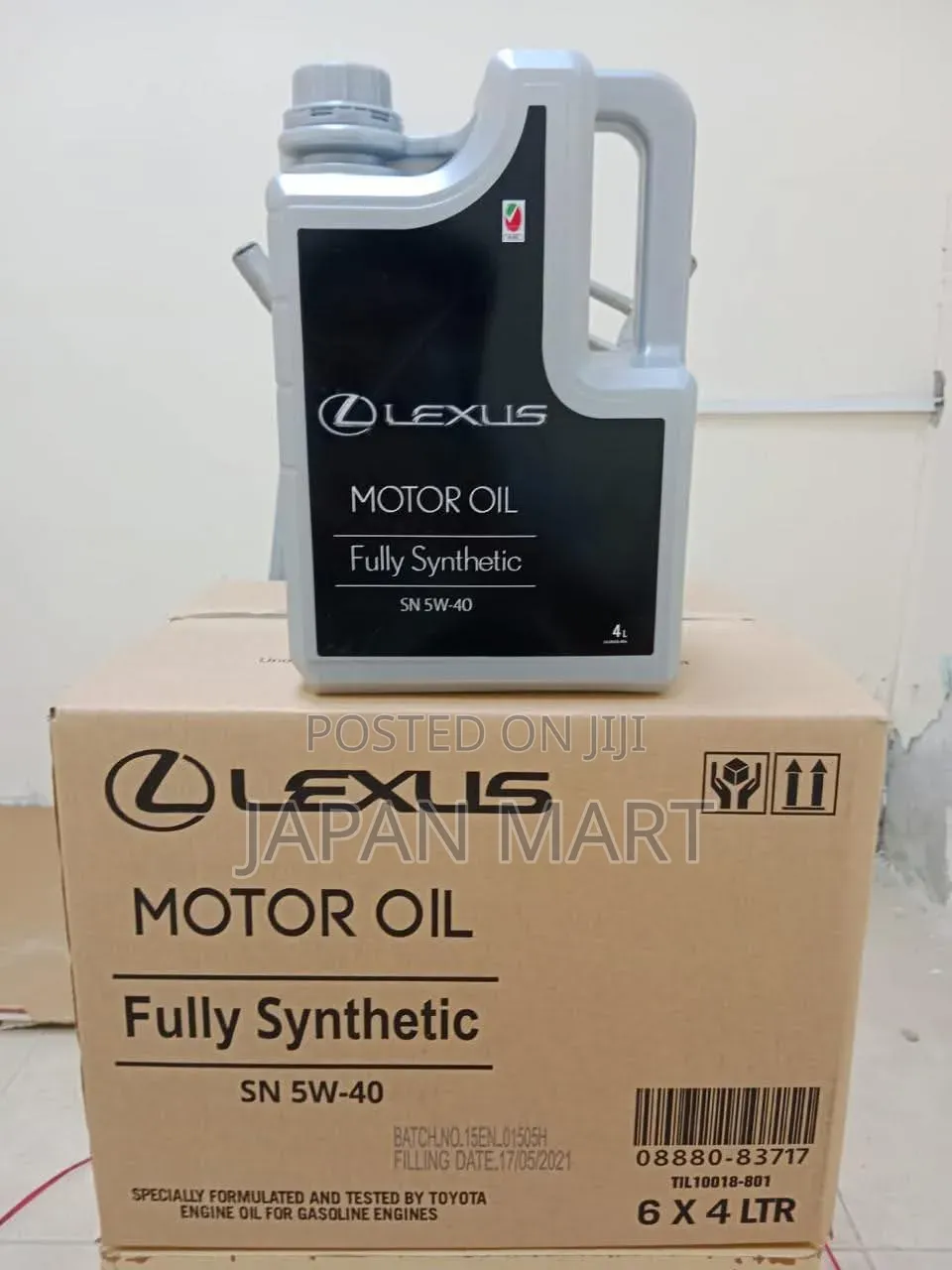 Lexus Motor Oil Fully Synthetic(SN 5w-40)
