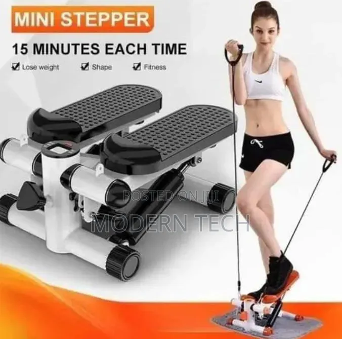 Mini Stepper With Resistance Band
