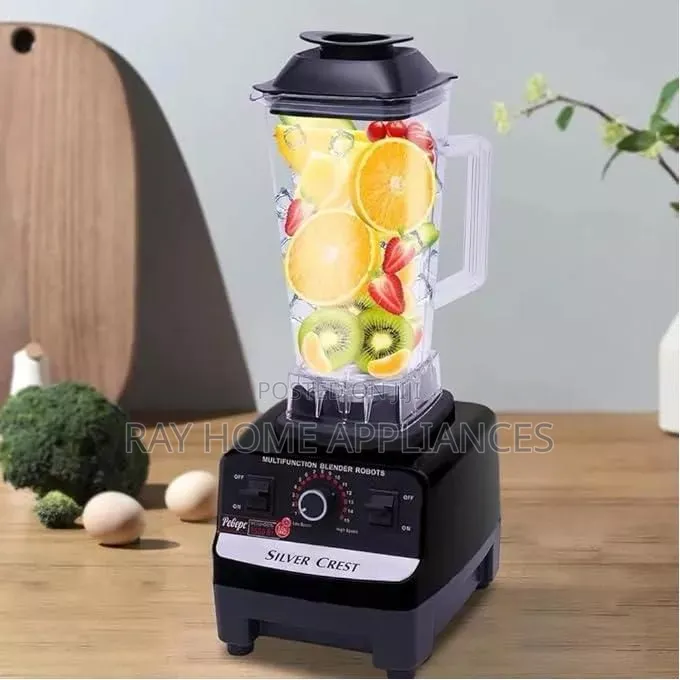 8500 Watts Silver Crest Commercial 2in1 Blender With Jug Grinder Jug