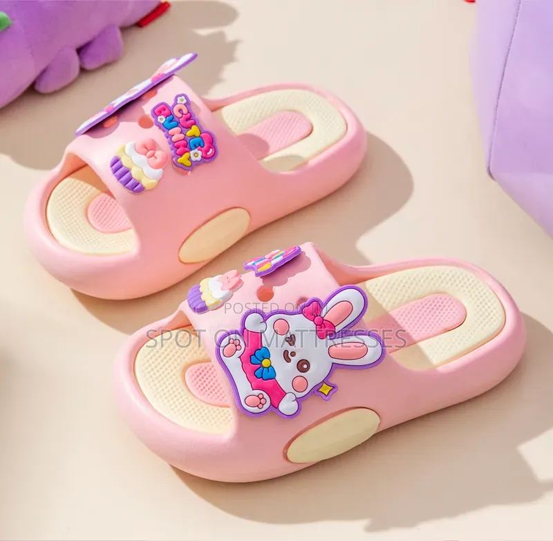 Kids' Bunny Slides for Girls. Size 24-35. Nationwide Delivery!