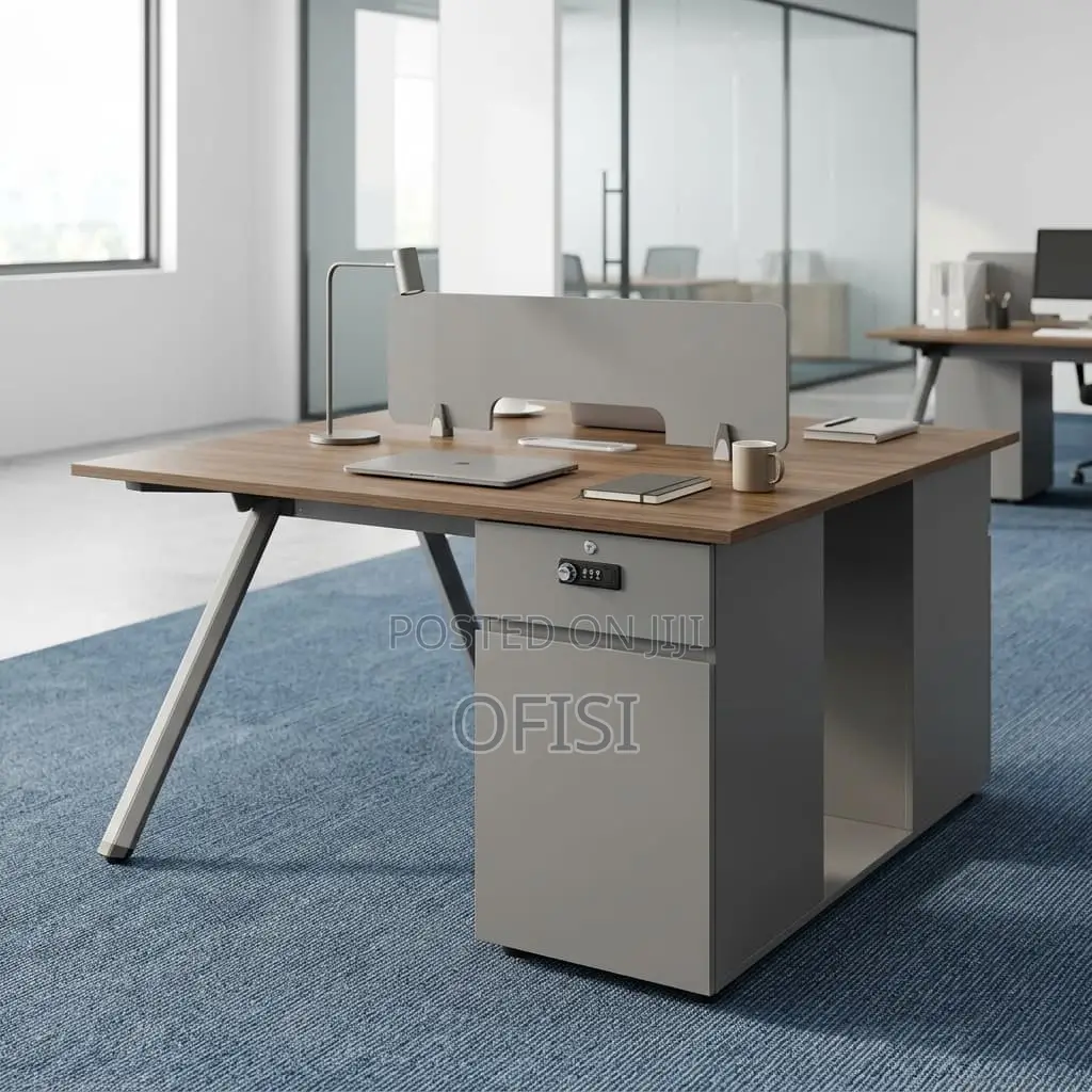 Workstation; 2-Seater Modular Office Workstation