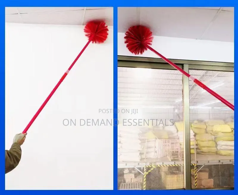 Extendable Cobweb Broom With Extension Pole