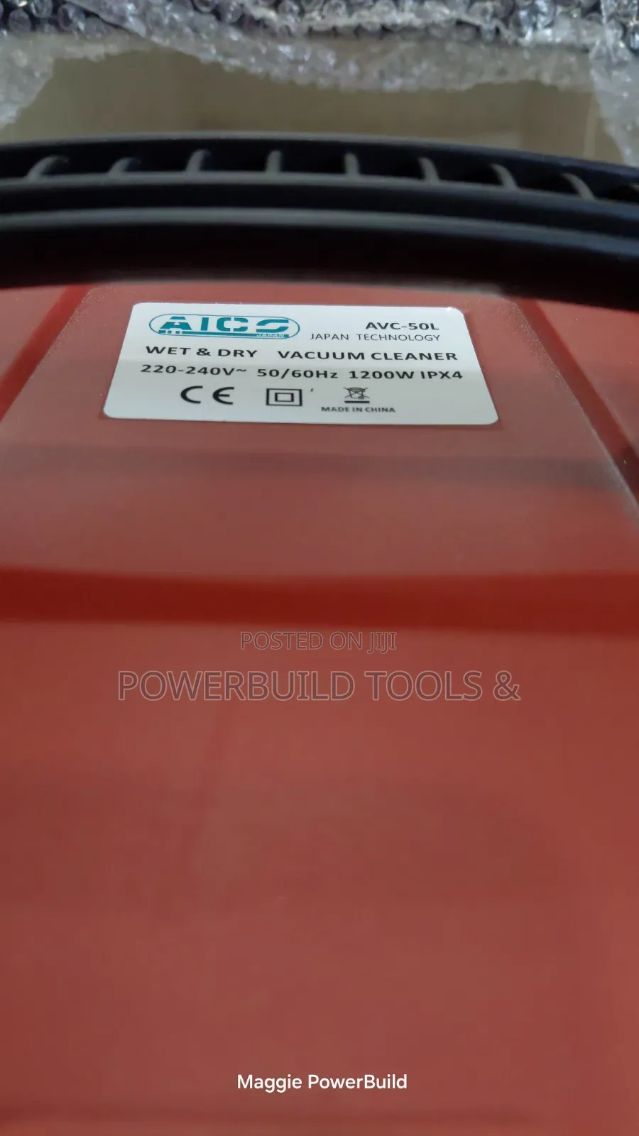 Aico Japan 50L Wet and Dry Vacuum Cleaner, Model AVC-50L 1200W