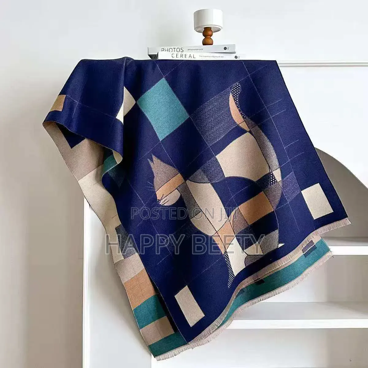 Double-Sided Warm Cashmere Winter Scarf