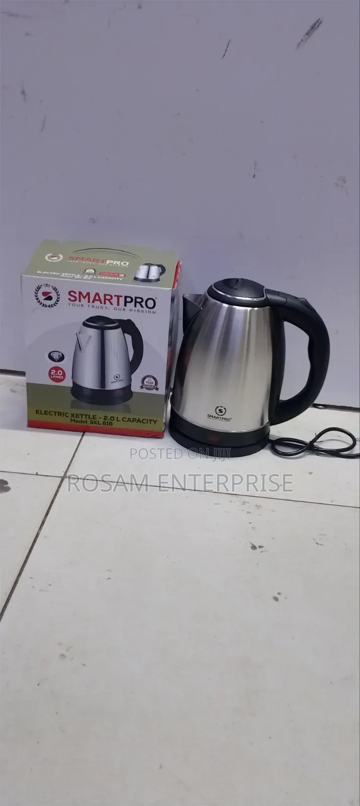 Smartpro Stainless Electric Kettle
