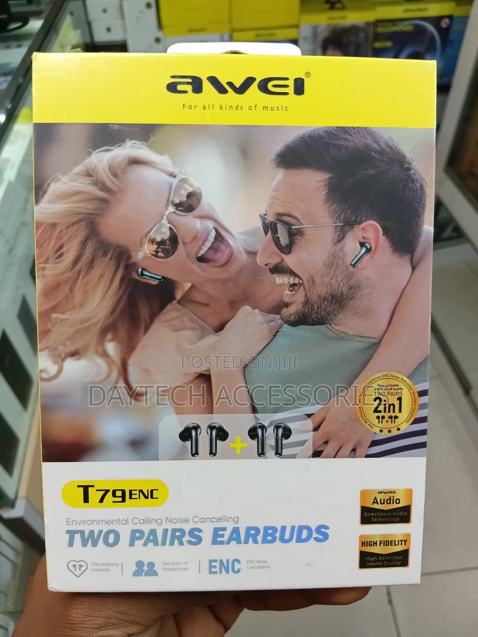 Awei T79 in-Ear Dual Bluetooth Handsfree Earphones