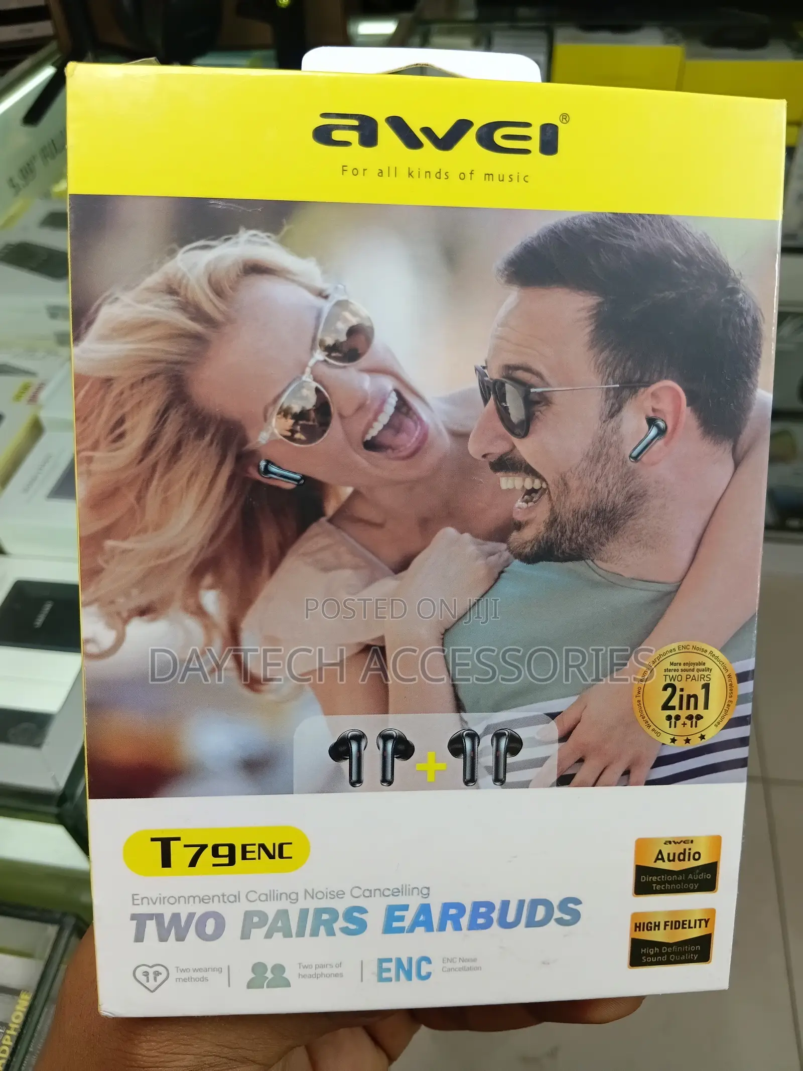 Awei T79 in-Ear Dual Bluetooth Handsfree Earphones