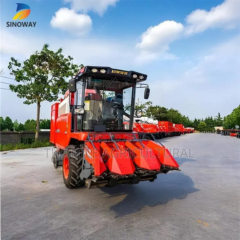 China Mini Corn Combine Harvester and Thresher