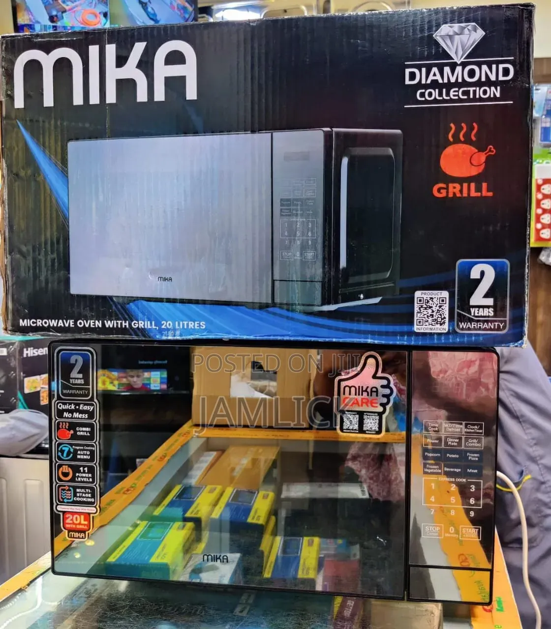 Mika Digital Microwave With Grill - Sw