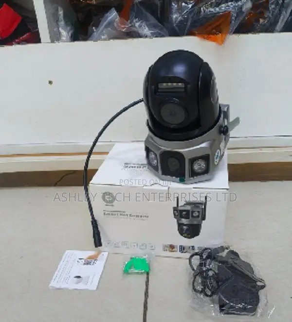Premium Dual Lens PTZ Camera – Two-Way Audio Night Vision