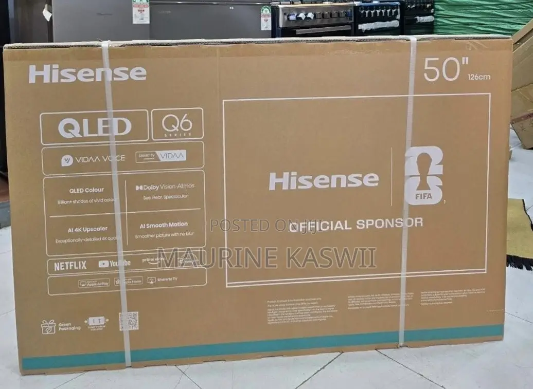 Hisense Qled 50” Inch Q6 Smart