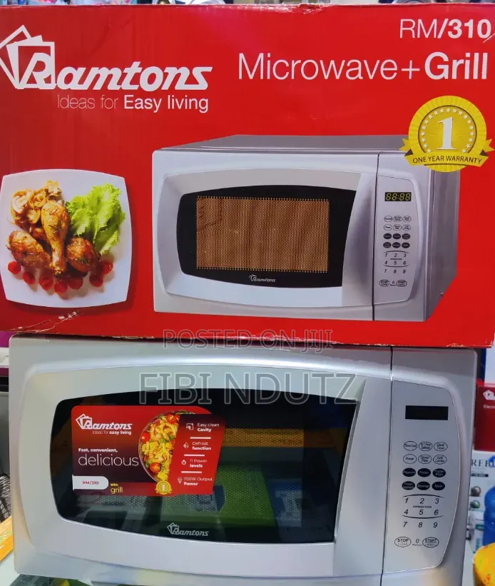 Digital 20L Ramtons Microwave With Grill /Microwave With Drill