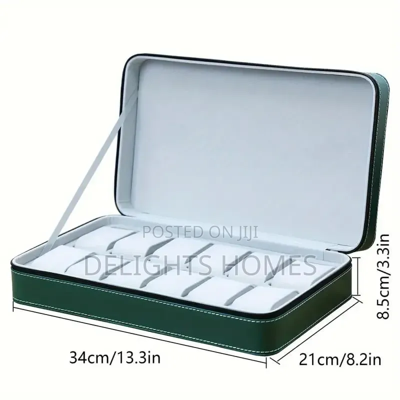 12 Slots Watch Organizer/Storage Box_re