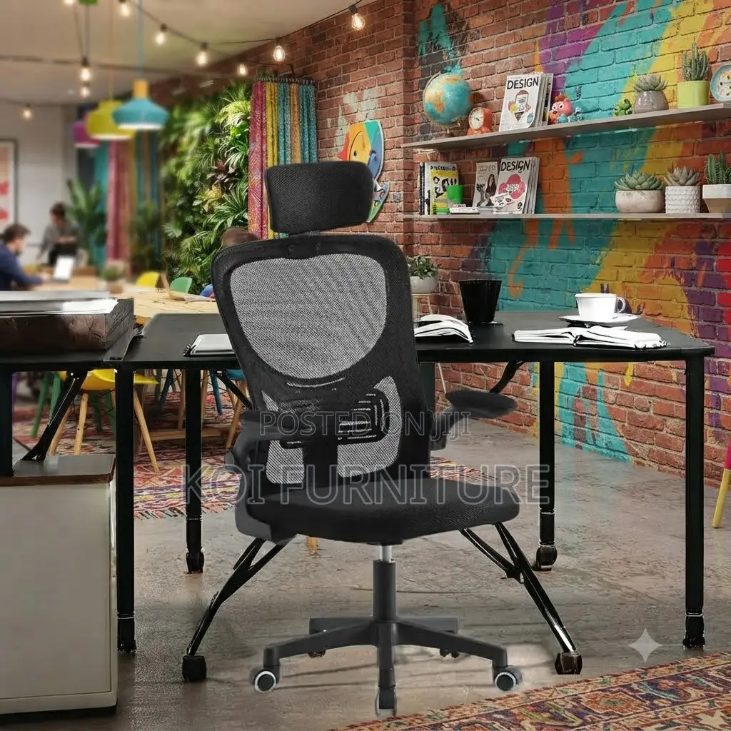 Office Chairs; Ergonomic High Back Orthopedic Style Office Chairs