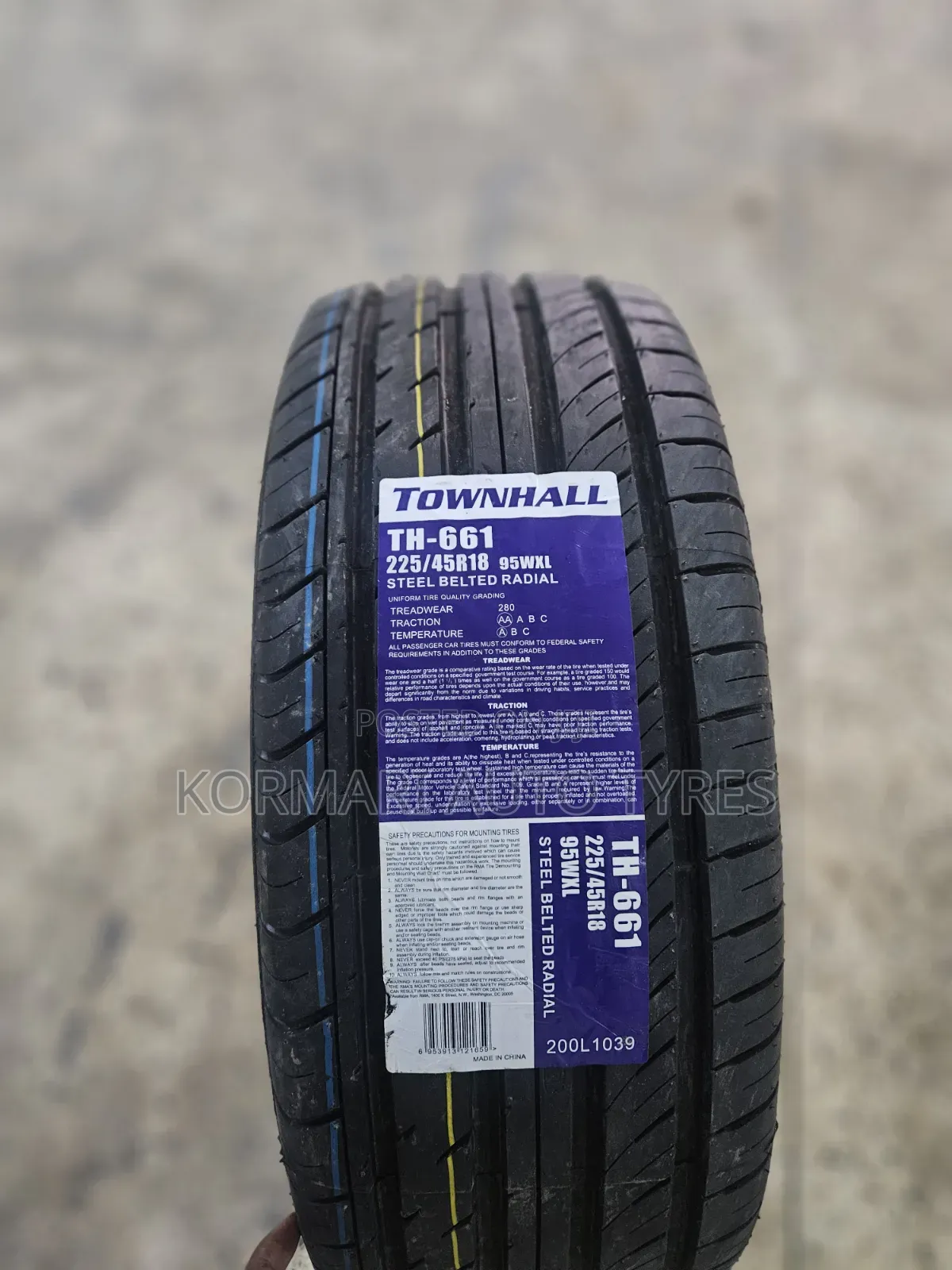 225/45r18 Townhall Tyre