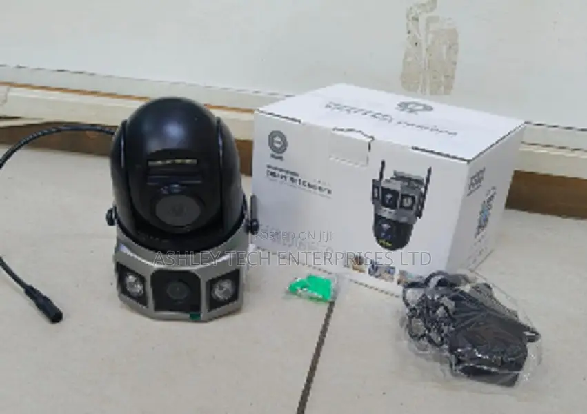 Smart Dual Lens PTZ Camera – 360° AI Security CCTV