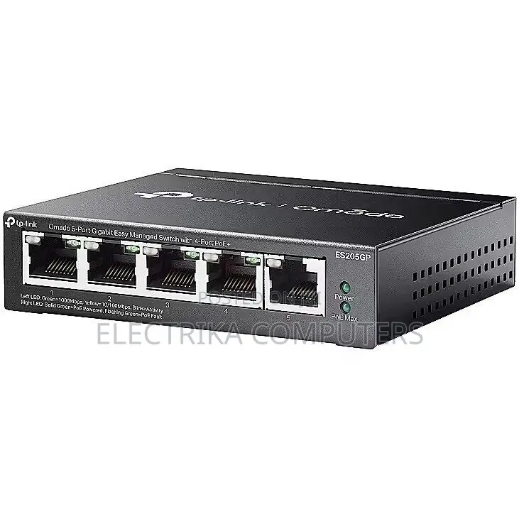 TP-Link ES205GP 5-Port Gigabit PoE+ Switch – 4-Port PoE