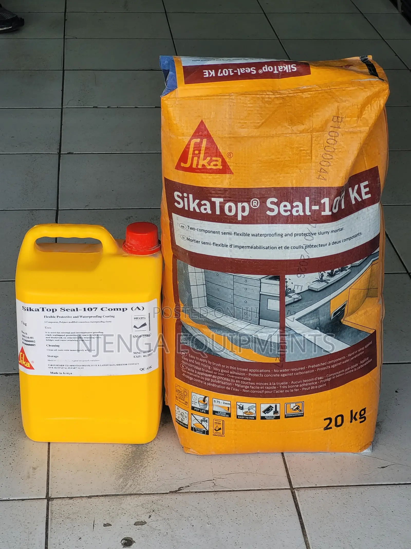 SikaTop Seal-107 KE Waterproofing Kit (25kg Set)