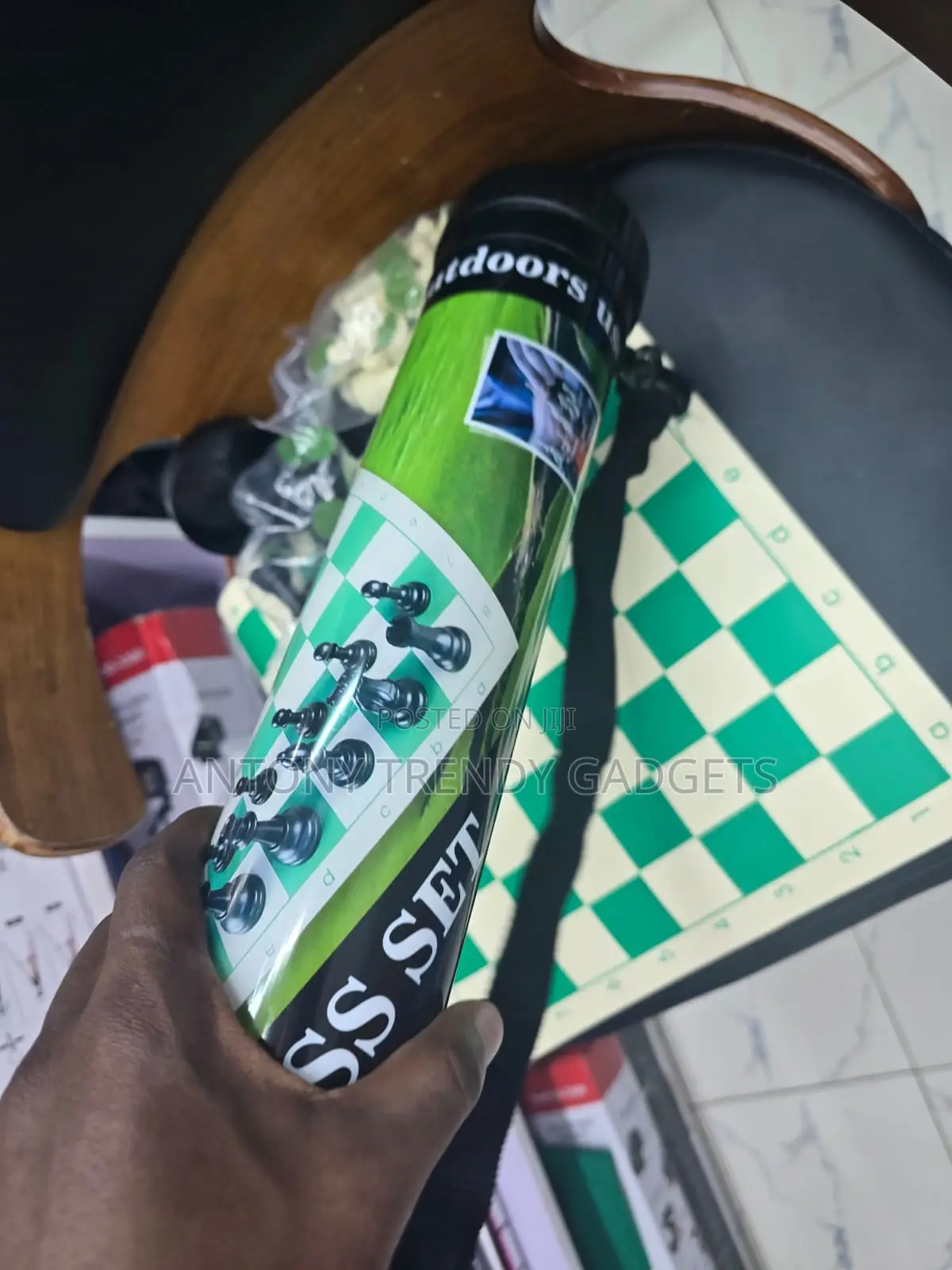 Classic Tournament Chess Set With Storage Tube