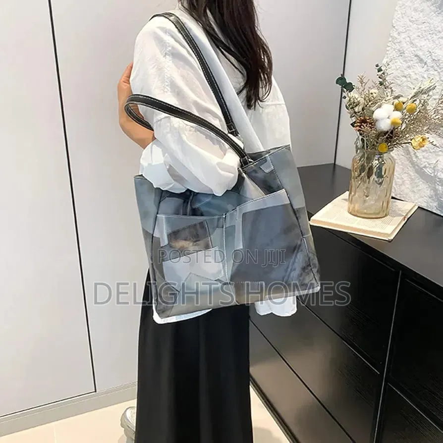 Geometry Pattern Solid Colour Underarm Shoulder Bags_re