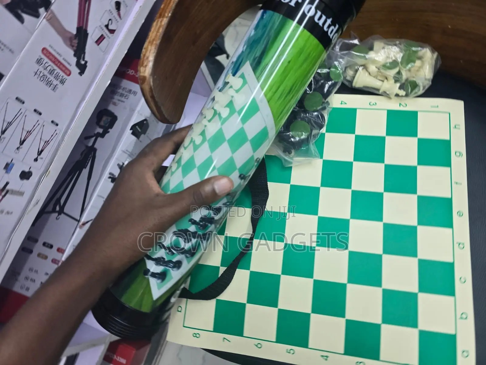 50cm Tournament Chess Board Set for Home School Travel