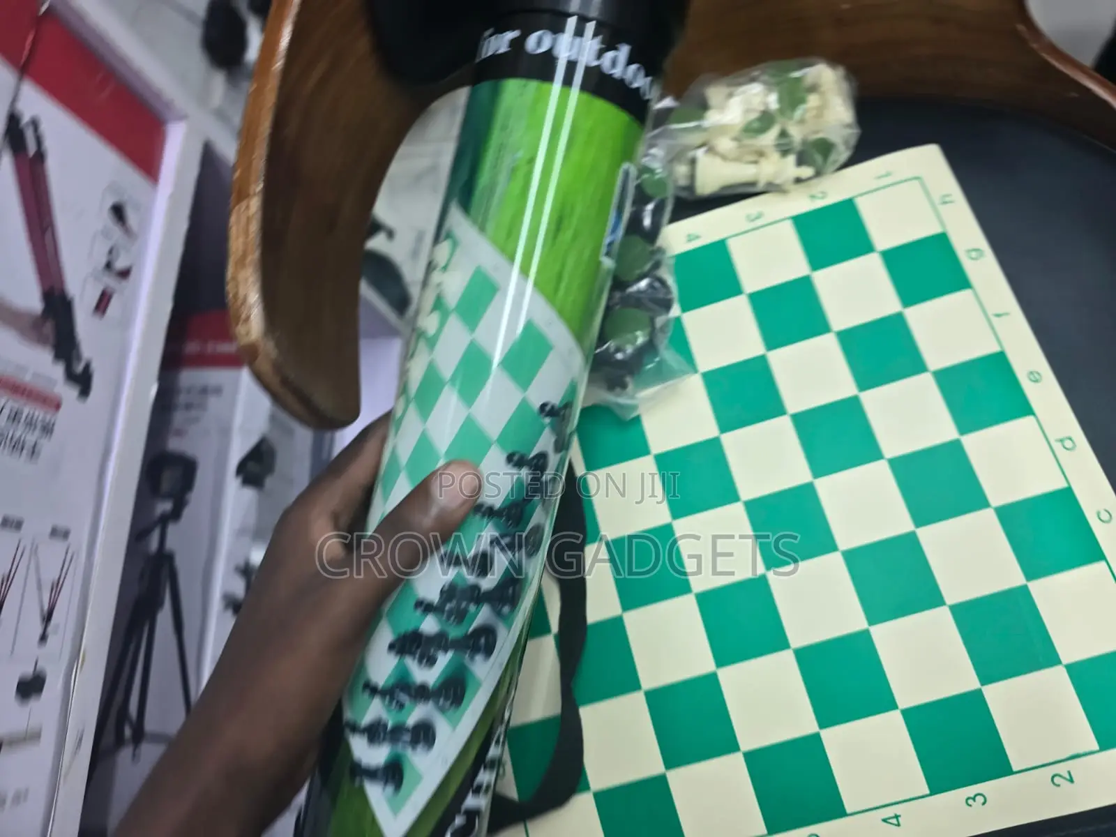 50cm Tournament Chess Board Set for Home School Travel