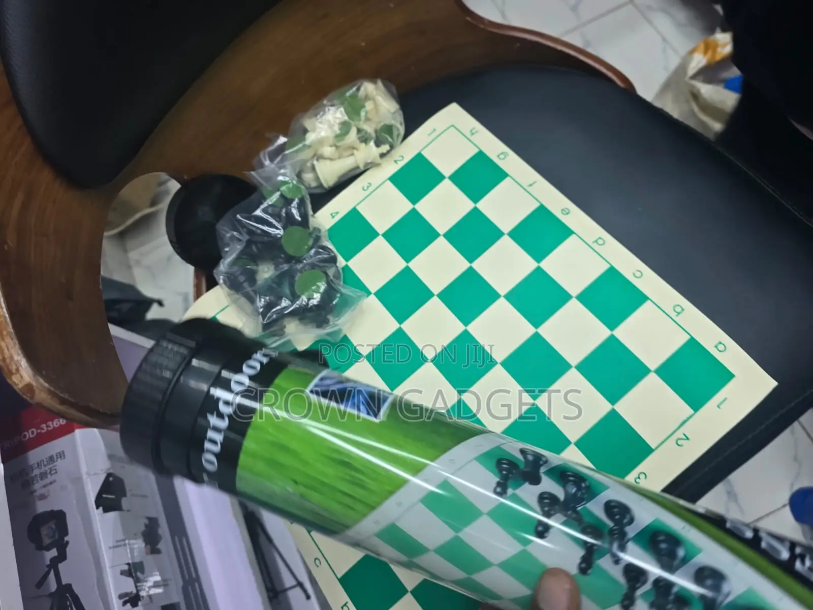 50cm Tournament Chess Board Set for Home School Travel