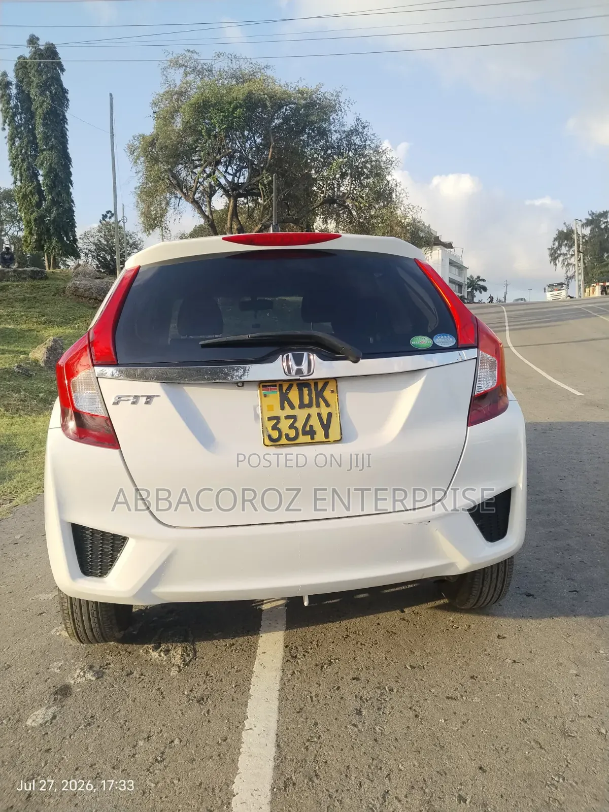 Honda Fit 2015 White