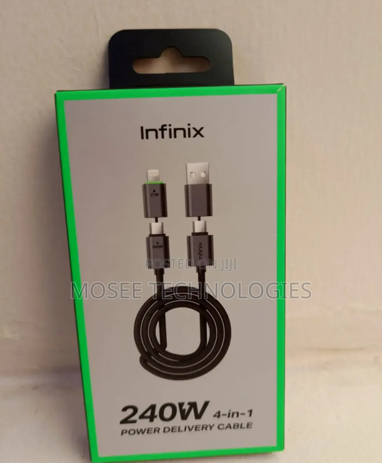 Infinix 240W PD 4-in-1 Braided Fast Charging Cable