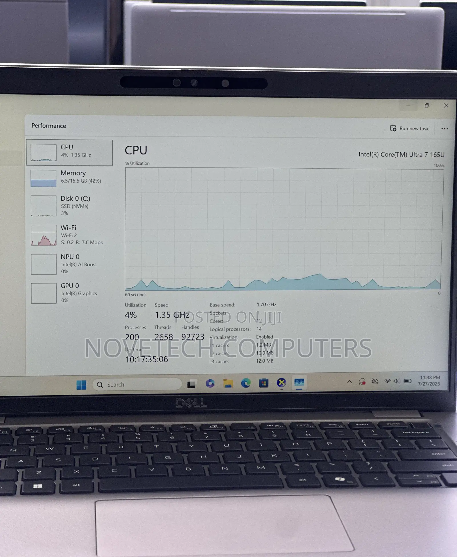 Laptop Dell Latitude 5450 16GB Intel Core Ultra 7 SSD 256GB
