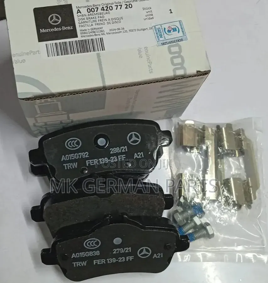 Genuine Rear Brake Pads for Mercedes Benz.
