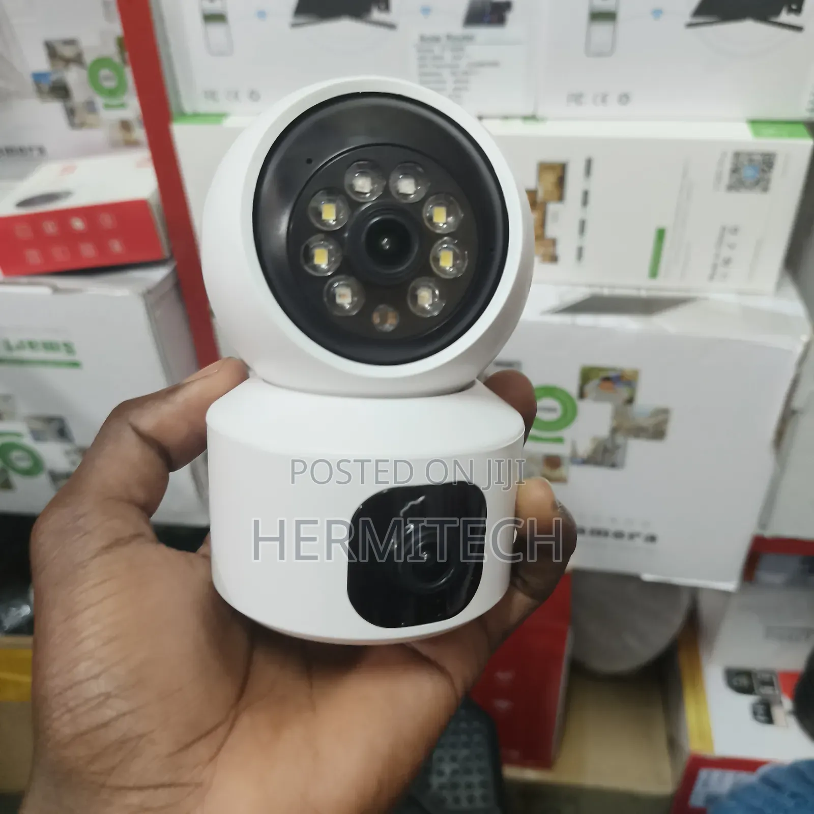 Dual Lens Baby Monitor CCTV Camera Surveillance Security CCTV