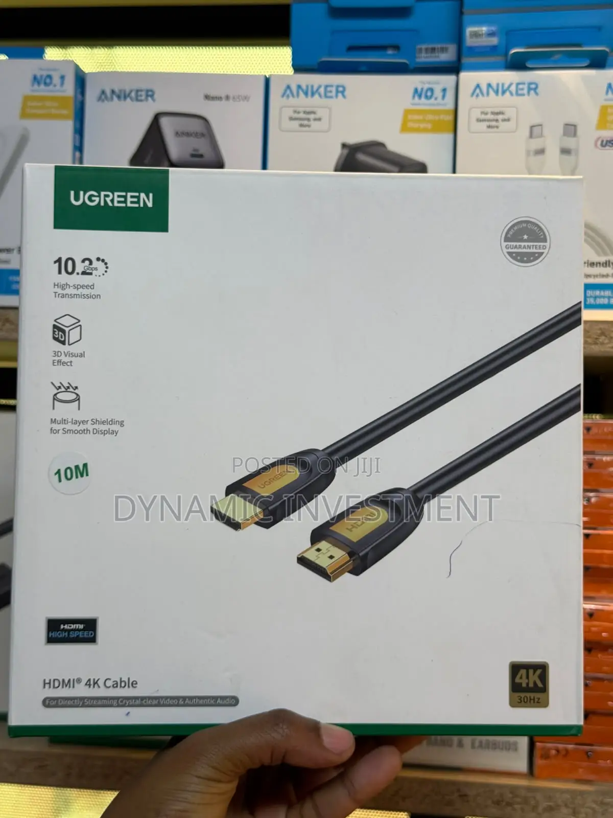 Ugreen 10,2 Gb/S 10m HDMI Cable Male to Male Black – HD101