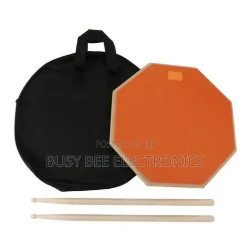 Practice Drum Pad With Bag and Sticks