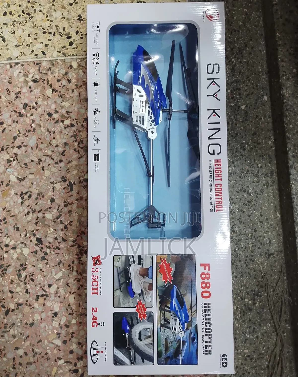 F880 3.5CH Remote Control Helicopter Battery Operated - KB