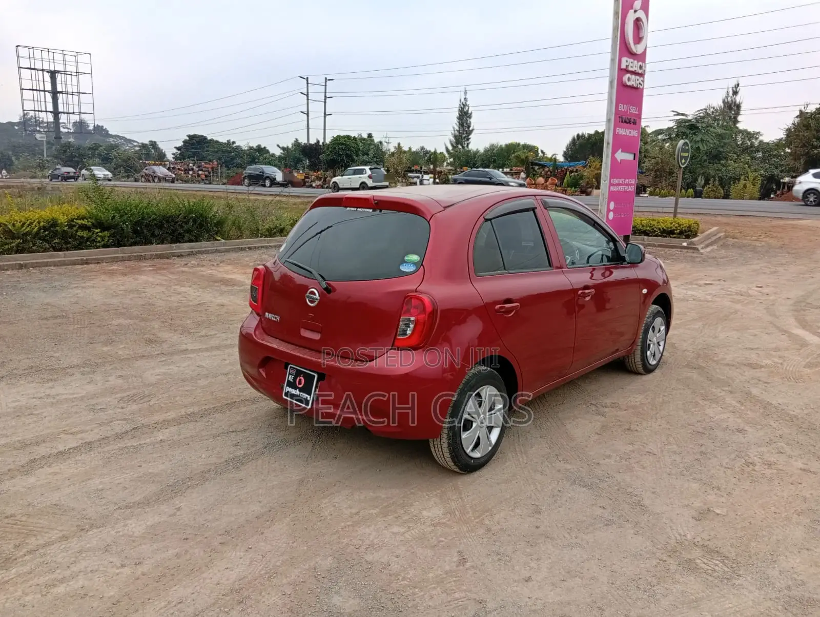Nissan March 2018 Red