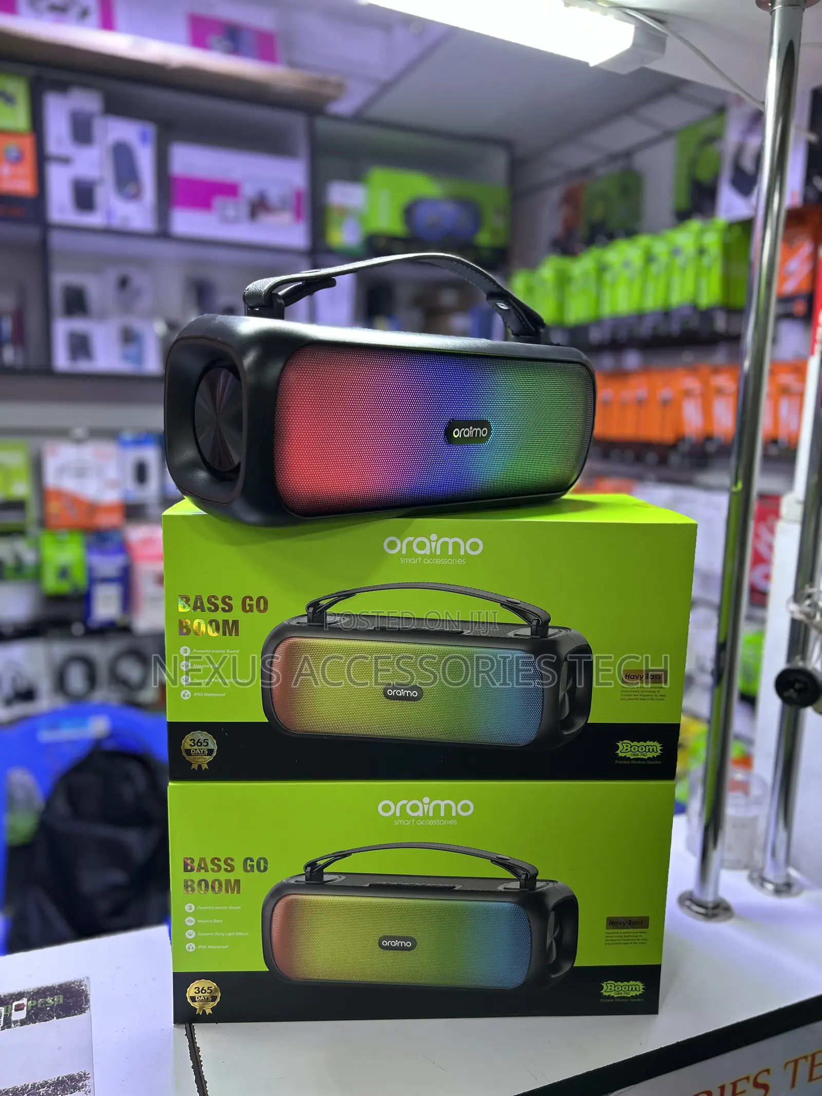 Oraimo Boom OBS-75D Bass Go Boom Portable Wireless Speaker