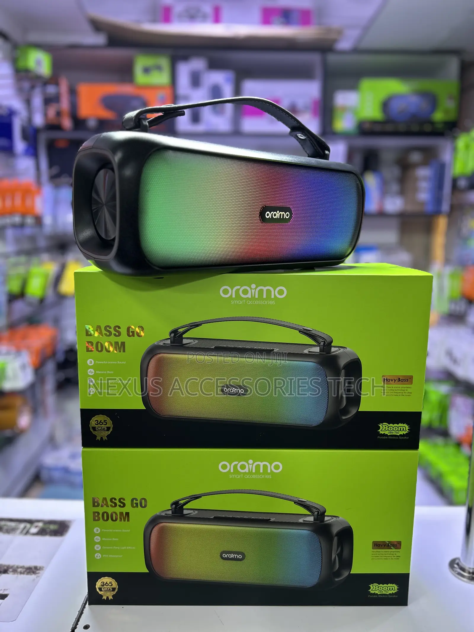 Oraimo Boom OBS-75D Bass Go Boom Portable Wireless Speaker